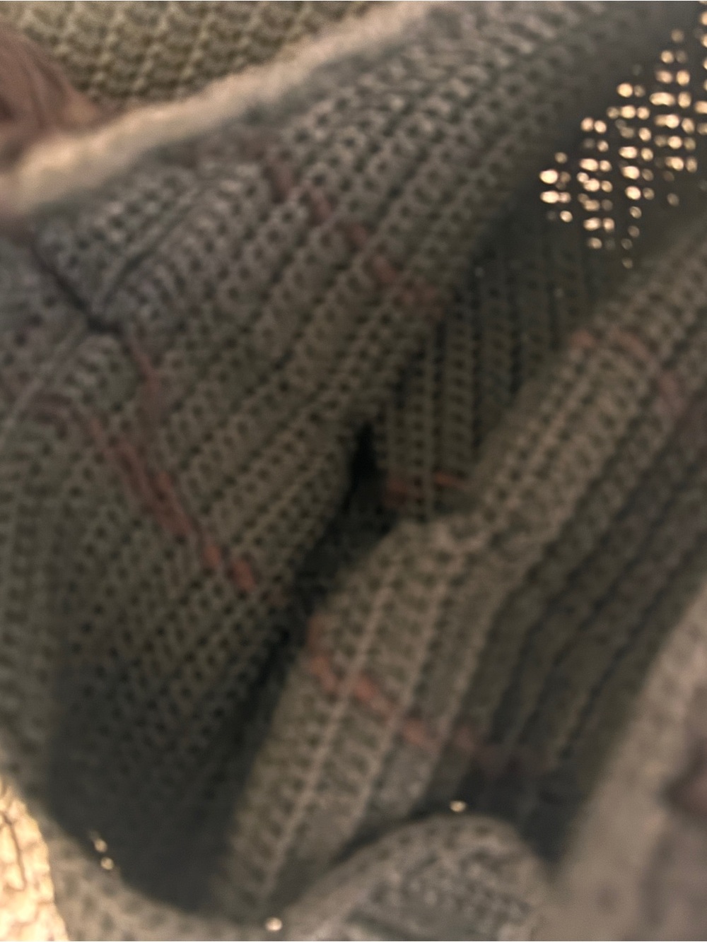 ZARA Black Fringed Crochet Tote Bag - Picture 2 of 4